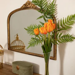 Atmosphera Createur D'interieur Bouquets De Fleurs | - Bouquet 10 tulipes artificielles james orange h48cm