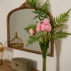 Atmosphera Createur D'interieur Bouquets De Fleurs | - Bouquet 10 tulipes artificielles satis orange h48cm