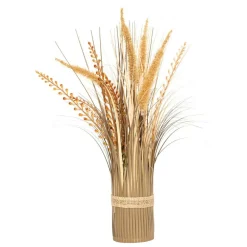 Atmosphera Createur D'interieur Bouquets De Fleurs | - Fagot de blé james beige h35cm
