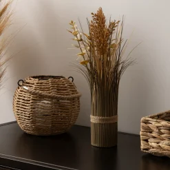 Atmosphera Createur D'interieur Bouquets De Fleurs | - Fagot de blé james beige h35cm