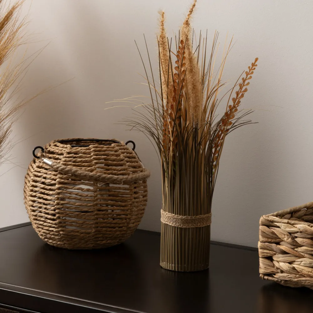 Atmosphera Createur D'interieur Bouquets De Fleurs | - Fagot de blé james beige h35cm