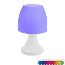 Atmosphera Createur D'interieur - Lampe outdoor "dokk" - multicolore h19 cm Sale