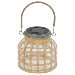 Atmosphera Createur D'interieur - Lanterne solaire "niky" h12cm beige Outlet