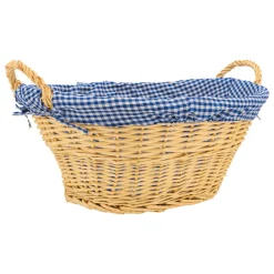 Aubry Gaspard - Corbeille à linge en osier clair Hot