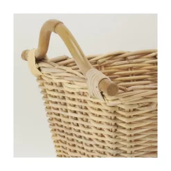 Aubry Gaspard Décoration Créative | - Corbeille à linge en rotin naturel