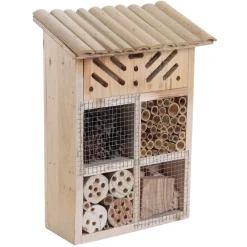 Aubry Gaspard Jardinage Écologique | - Maison à insectes en bois et bambou