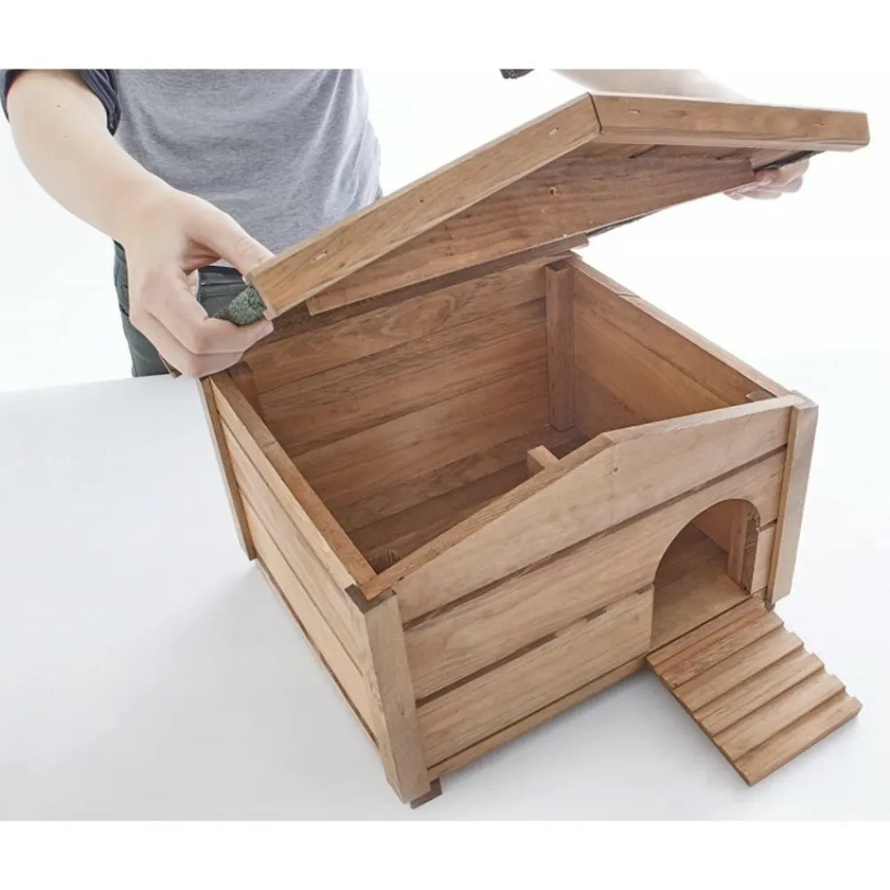 Bb Loisir Cages Et Accessoires | - Abri cabane mangeoire hérisson refuge éxtérieur robuste en bois massif de haute qualité hibernation hiver"323 ruby"