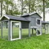 Bb Loisir Poulaillers, Clapiers Et Accessoires | - Cage clapier enclos lapin extérieur en bois haute qualité pour lapins petits animaux- modèle : 085 don camillo 69x54x85,5cm