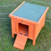 Bb Loisir Cages Et Accessoires | - Cage clapier enclos lapin extérieur en bois haute qualité pour lapins 51,5 x 42 x 43 cm « 083 mini maison »