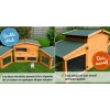 Bb Loisir Cages Et Accessoires | - Cage clapier pour lapin extérieur 185x51x75cm modèle: 037 étable de roi