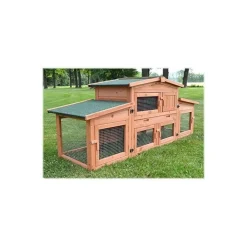 Bb Loisir Cages Et Accessoires | - Cage clapier pour lapin extérieur 185x51x75cm modèle: 037 étable de roi