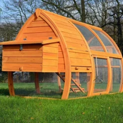 Bb Loisir - Poulailler en bois pour jardin 2/5 poules 172x76x102 cm-modele 126 grande poule Sale