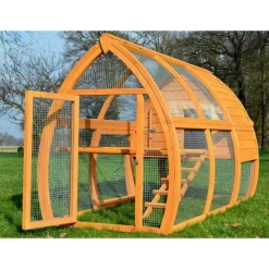 Bb Loisir - Poulailler en bois pour jardin 2/5 poules 172x76x102 cm-modele 126 grande poule Sale