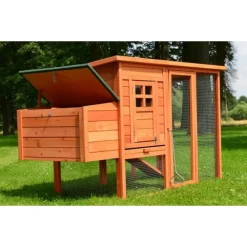Bb Loisir Poulaillers, Clapiers Et Accessoires | - Poulailler 3/6 poules cage canard 2 perchoir 182x75x103 cm modele 131 xxl