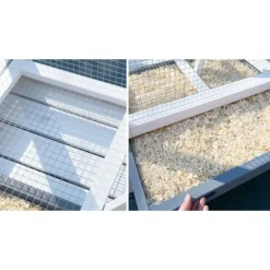 Bb Loisir - Volière cage à oiseaux en bois de haute qualité 82x57x160cm pour intérieur et extérieur –modèle « apollo l 303 » Clearance