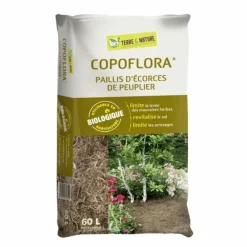 Big Bag Express Terreaux Et Paillage | - Fibres de peuplier, palette de 36 sacs soit ≃ 2.16m3 - livraison standard