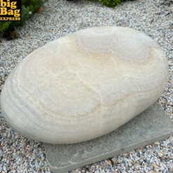 Big Bag Express Objets De Décoration | - Galet décoratif de jardin en onyx flamingo egeo 73kg