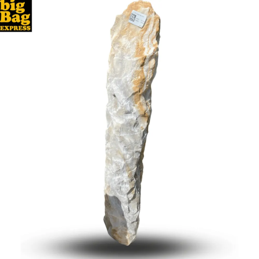 Big Bag Express - Monolithe décoratif de jardin en marbre cream candy nat col 125cm Outlet