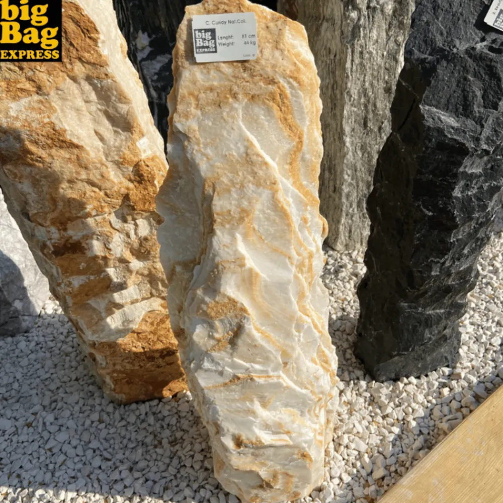 Big Bag Express - Monolithe décoratif de jardin en onyx angel sparks nat col 120cm Discount