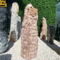 Big Bag Express - Monolithe décoratif de jardin en onyx flamingo nat col 85cm Online