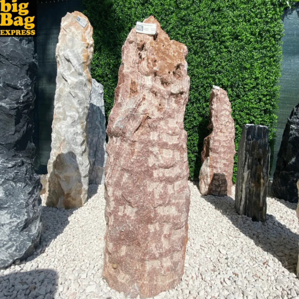Big Bag Express - Monolithe décoratif de jardin en onyx flamingo nat col 85cm Online