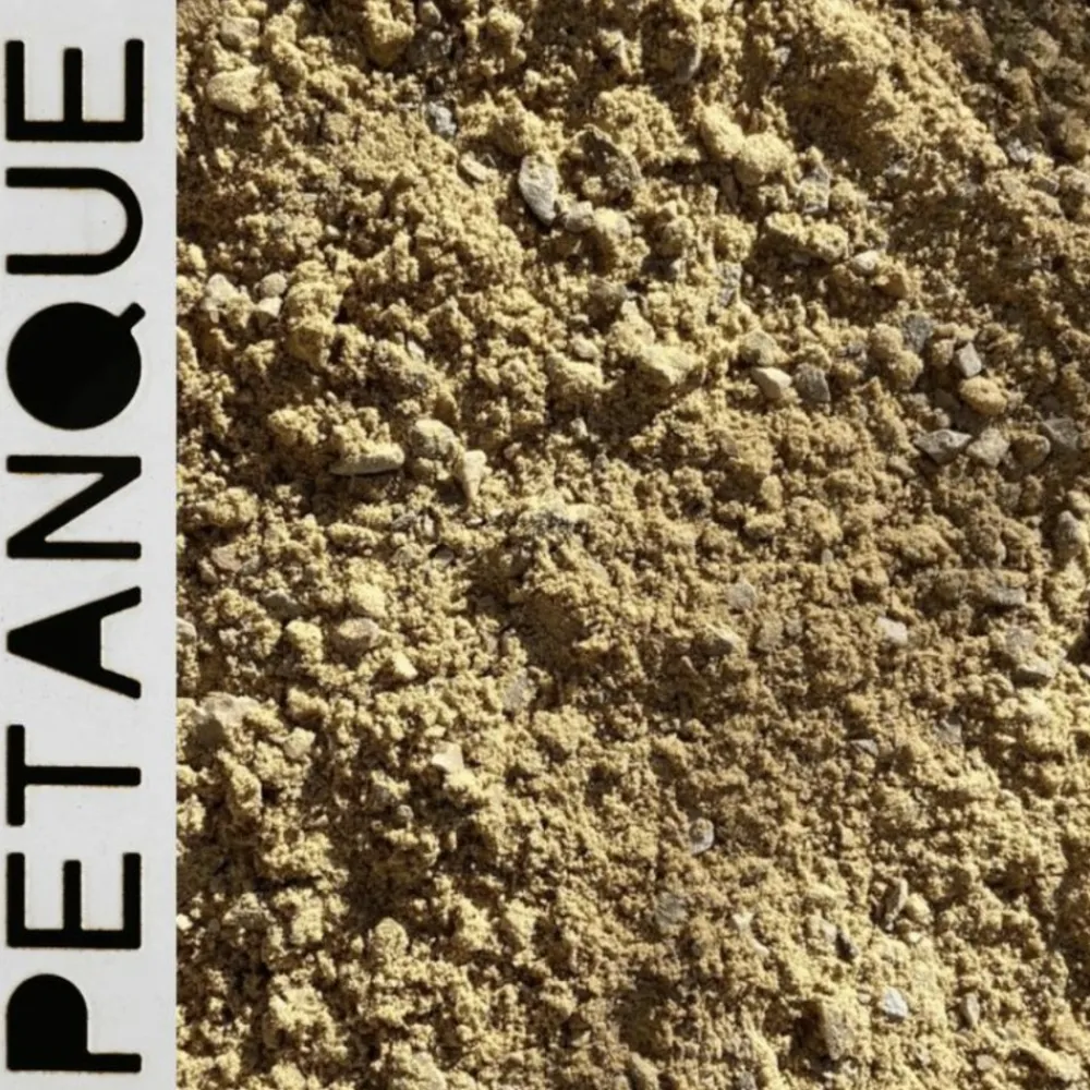 Big Bag Express Jeux D'Extérieur | - Pack 4 x big bag de 0,9m³ (+/- 5,2t ≃ 75m²) sable stabilisé beige pour terrain de pétanque ø 0/6 mm - livraison premium