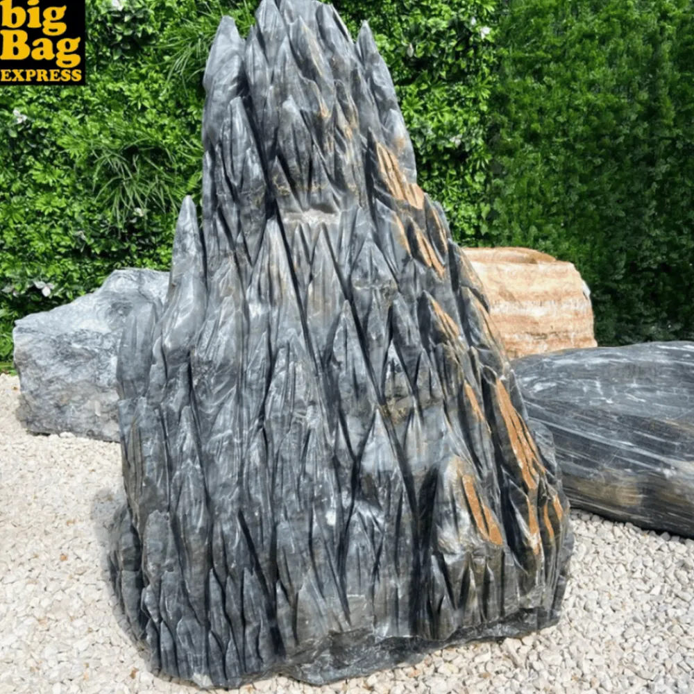Big Bag Express - Sculpture de jardin en marbre cumulus cappadocia 279kg