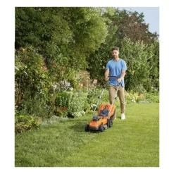 Black+Decker - Black + decker tondeuse 33 cm sans fil lithium 18v - 2,5ah - 2 batteries - 1 chargeur - bcmw3318l2-qw