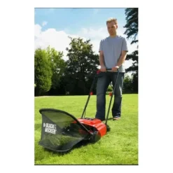 Black+Decker Scarificateurs Et Motoculteurs | - Scarificateur 600w aerateur-démousseur 30 litres gd300-qs moteur à induction