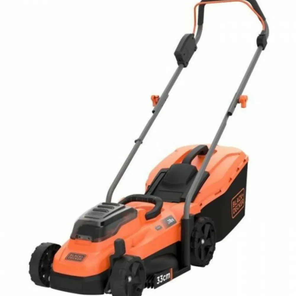 Black+Decker Tondeuses | - Tondeuse a gazon 18v bcmw3318l2-qw 33 cm - jardin jusqu'a 350 m² - 35 l avec 2 batteries et 1 chargeur
