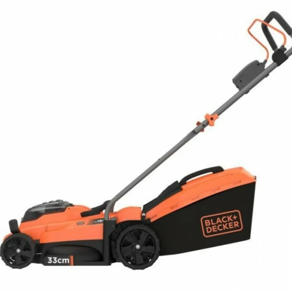 Black+Decker Tondeuses | - Tondeuse a gazon 18v bcmw3318l2-qw 33 cm - jardin jusqu'a 350 m² - 35 l avec 2 batteries et 1 chargeur