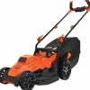 Black+Decker Tondeuses | - Tondeuse a gazon filaire 1400w poignée bike bemw461bh-qs 34 cm - 6 hauteurs réglables - idéale pour 300 a 400m²