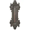 Chemin De Campagne - Grand thermomètre extérieur décoratif vintage jardin fonte marron 37cm Sale