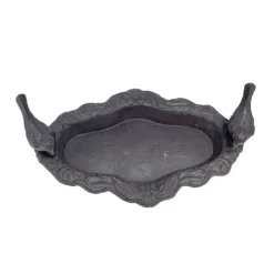 Chemin De Campagne - Mangeoire à oiseaux abreuvoir jardin en fonte marron 27.5cm Online