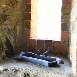 Chemin De Campagne - Mangeoire à oiseaux abreuvoir jardin fonte grise 30cm Online