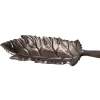 Chemin De Campagne Oiseaux Du Jardin | - Mangeoire à oiseaux abreuvoir jardin feuille en fonte marron 26cm