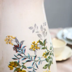 Chemin De Campagne Vases Et Coupes | - Pichet vase en céramique beige 20 x 14 x 25 cm