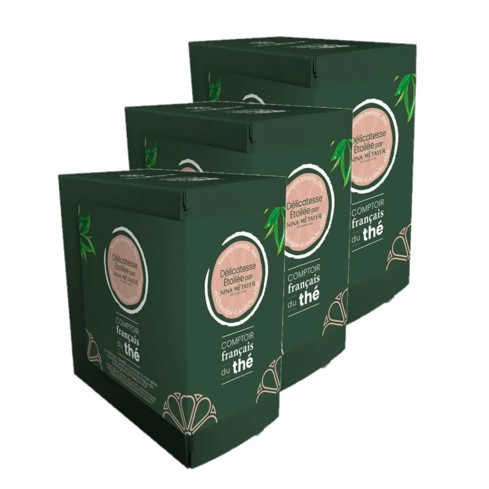 Comptoir Français Du Thé COMPTOIR FRANÇAIS DU THÉ - Délicatesse etoilée par nina métayer -20 sachets - Clearance