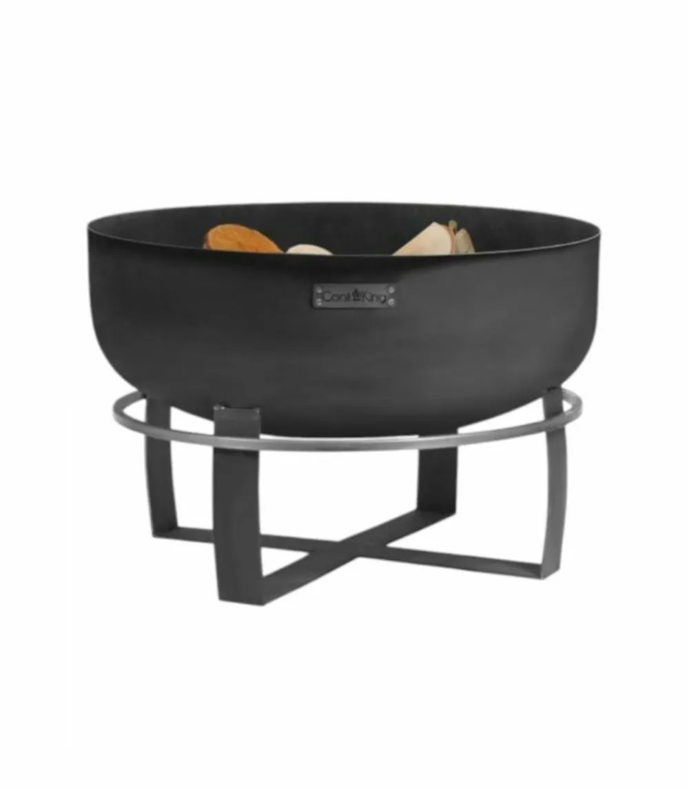 Cookking Barbecues Et Planchas | - Braséro de jardin xxl viking 60cm de diamètre, acier naturel,, 111564