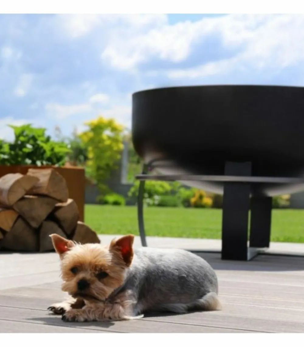 Cookking Barbecues Et Planchas | - Braséro de jardin xxl viking 60cm de diamètre, acier naturel,, 111564