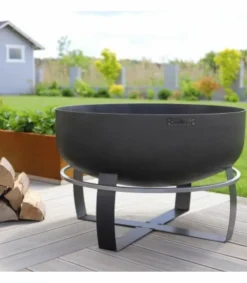 Cookking Barbecues Et Planchas | - Braséro de jardin xxl viking 60cm de diamètre, acier naturel,, 111564