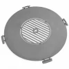 Cookking Barbecues Et Planchas | - Plaque en acier inoxydable pour foyer, grille 46cm, poignées inclues, , 222413