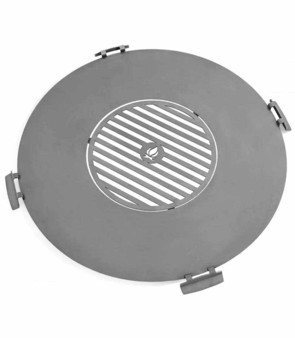 Cookking Barbecues Et Planchas | - Plaque en acier inoxydable pour foyer, grille 46cm, poignées inclues, , 222413