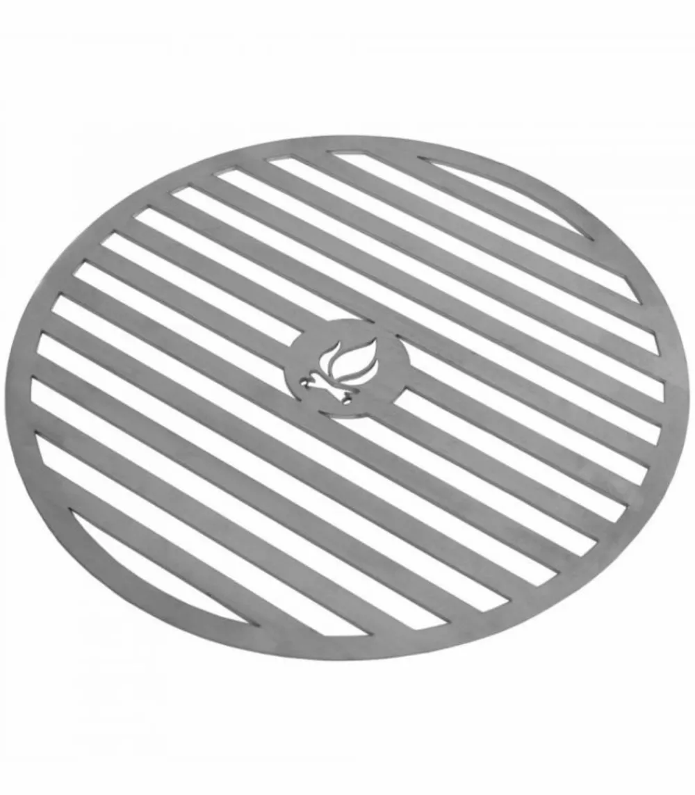 Cookking Barbecues Et Planchas | - Plaque en acier inoxydable pour foyer, grille 46cm, poignées inclues, , 222413