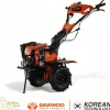 Daewoo - Motoculteur thermique à traction 212cm3, largeur de travail jusqu'à 130cm, 2 vitesses av/1 ar, guidon ajustable - New