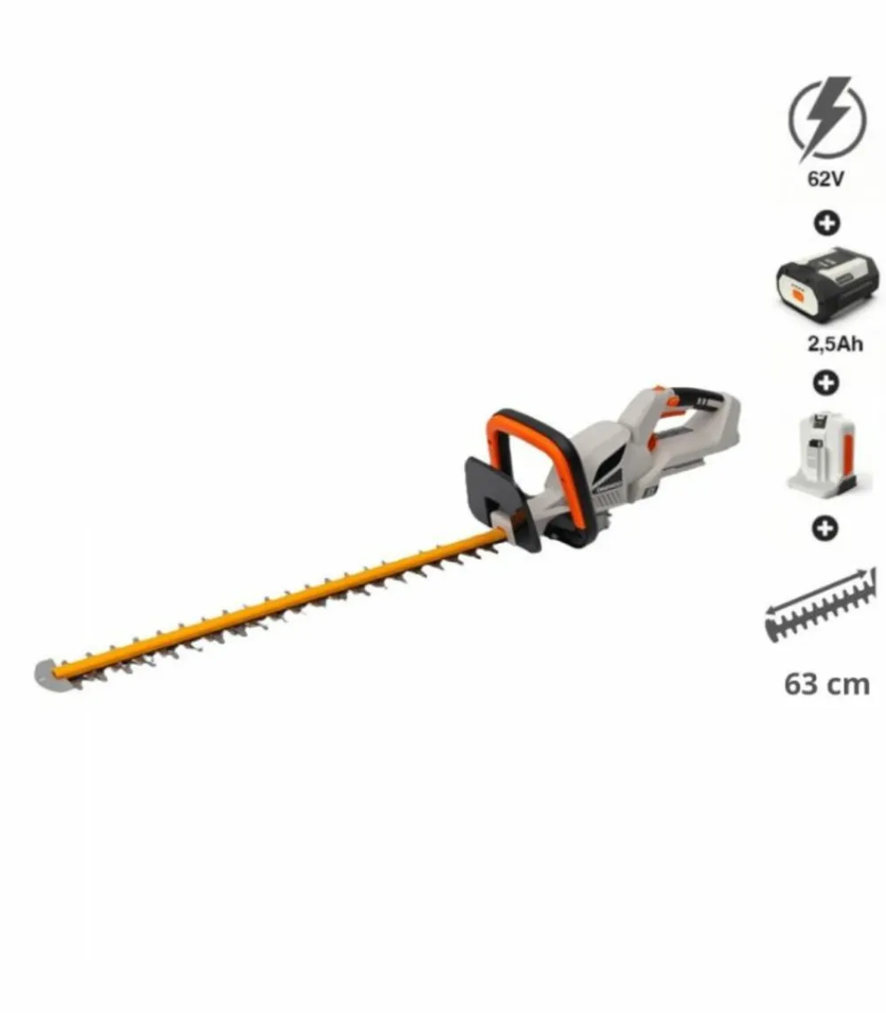 Daewoo - Pack taille-haie sans fil 62v, lame 63 cm batterie 2,5ah chargeur rapide - dalht62-24 Best