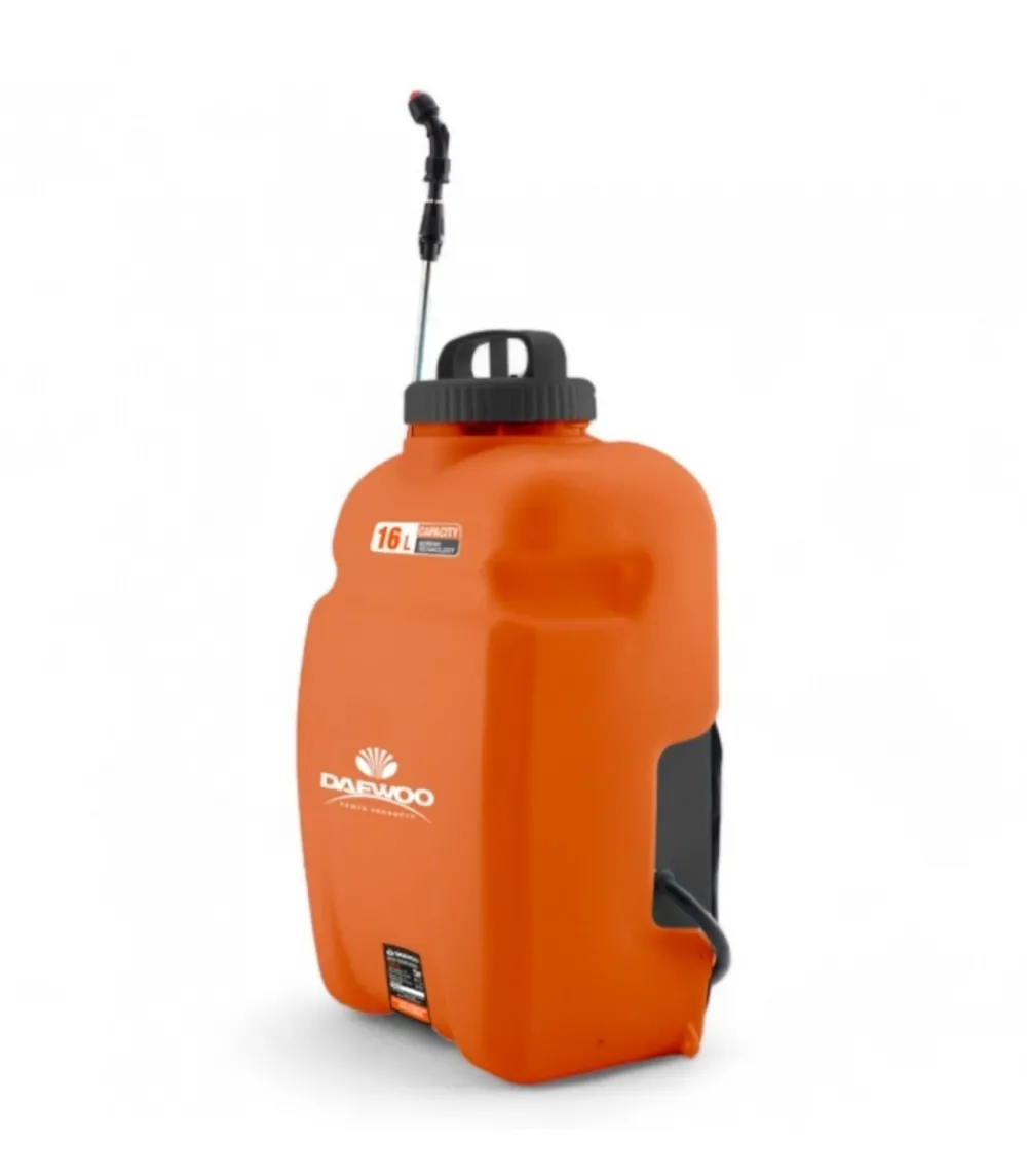 Daewoo Traitement Et Pulvérisation | - Pulvérisateur électrique sur batterie 16 litres , 5h d'autonomie, 4 bars de pression - daps16-b