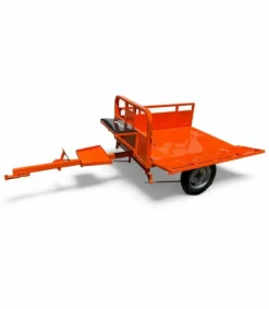 Daewoo - Remorque freinée 450kg de charge pour motoculteur toute marque - datr145 Outlet
