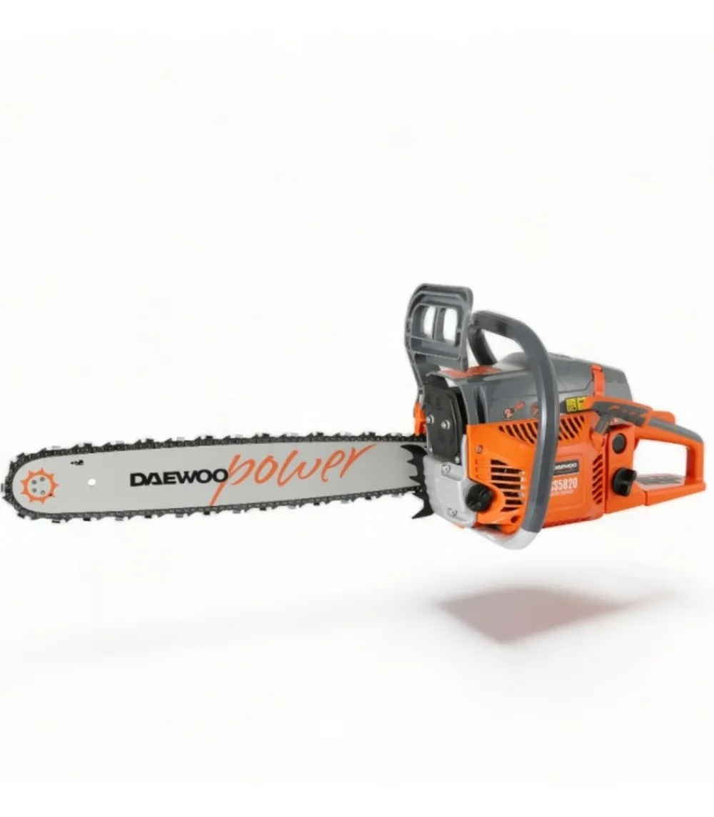 Daewoo - Tronçonneuse thermique professionnelle 54,6cc 3,3cv guide 50 cm anti vibration dcs5820
