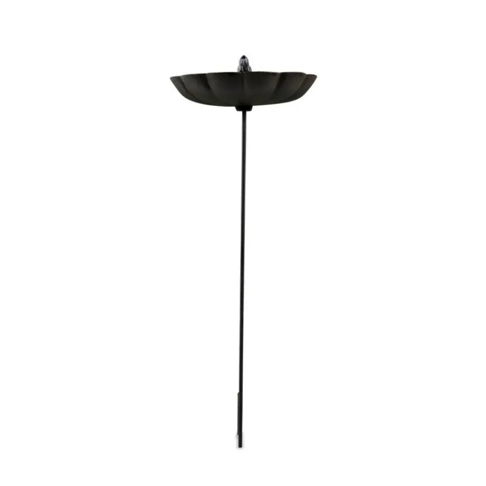 Décoration D'autrefois Oiseaux Du Jardin | DÉCORATION D'AUTREFOIS - Abreuvoir oiseau sur pied fonte fonte marron -
